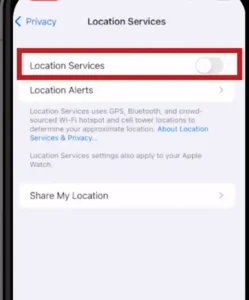 How to share location on iphone