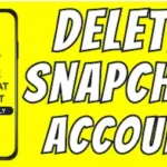 how to delete snapchat account